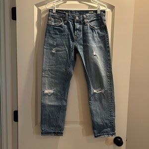 Levi's Women's Light Blue Ankle Jeans